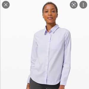 🌟 lululemon white Full Day Ahead shirt